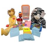 Assorted Toys & Post-It Notes
