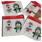 (4) Christmas Themed Finger Puppets