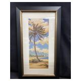 8x20 in. Palm Breeze II Framed Print