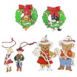 Cowboy/Cowgirl, Cast/Dog Ornaments