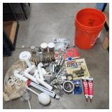 Bucket Full of Plumbing Supplies