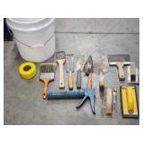 Painting Supplies with Bucket