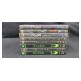 8 Alien DVDS