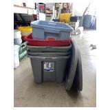 (5) Plastic Totes