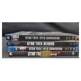 4 Star Trek Blu-ray DVDS