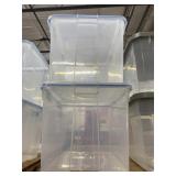 (2) Sterilite  Gasket Box  80 qt.