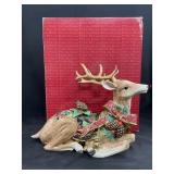 Holiday Pine Deer Reclining