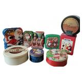 (8) Christmas Containers