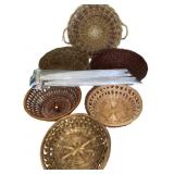 Small Wicker Baskets/Bowls and Food Tents