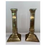 10 in. Brass Candlestick Holders
