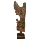 40 in. Wood Carved Decor