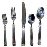 (5) Piece Wallace 18/8 Stainless Steel Flatware