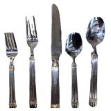 (5) Piece Wallace 18/8 Stainless Steel Flatware