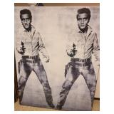 Elvis 2 Times by Andy Warhol 49x39