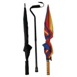 Cane & (2) Umbrellas