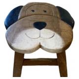 10 in. Wooden Child Stool