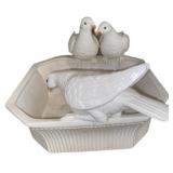 Fitz and Floyd Triple Dove Centerpiece Bowl