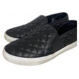 Steve Madden Slip On, Black, Size 8