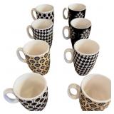 (8) Mini Primo Design Expresso Mugs