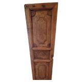 70"×20.5"×2" Hand Carved Reclaimed Teakwood From