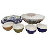 Better Homes Salad Bowl, Plates and Condiment