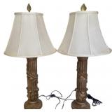 (2) 35 in. Lamps