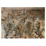 (4) Glassware Trinket Dish & More