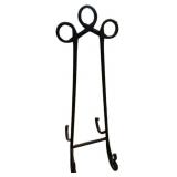 Large Black Metal Easel 24in.