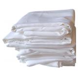 (7) 70"×70" White Square Tablecloths