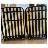 (2) Alice And Olivia Striped Luggage
