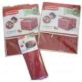 (2) 10in Collapsing cube and 27in Wreath Storage