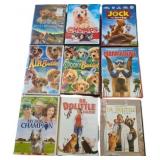 (9) DVDs