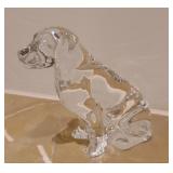 Crystal Dog Figurine