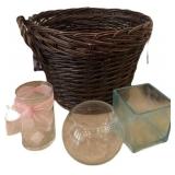 Baskets and Vases