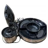 Small Crock Pot, Iron, & GE Electric Warmer
