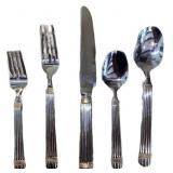 (5) Piece Wallace 18/8 Stainless Steel Flatware