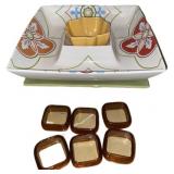 The Cellar Global,  Appetizer Tray, Napkin Rings