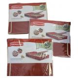 (3) Low Profile Ornament Storage