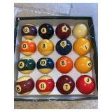 Set of Vintage Belgian Aramith Billiard Balls