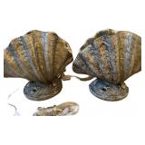 (2) Clam Shell Lamps