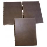 (3) Brown Photo Albums