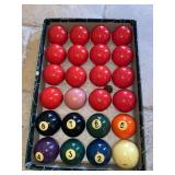 Billiard Ball Set, Made In Belgium