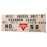 Conoco Sign West Sussex Unit "B" No 58