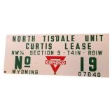 Conoco Sign North Tisdale Unit No 19