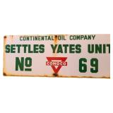 Continental Oil Co Sign Settles Yates Unit No 69