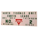 Conoco Sign North Tisdale Unit No 2