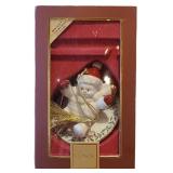 Lenox Holiday Saucer Snowman Ornament