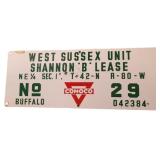 Conoco Sign West Sussex Unit No 29