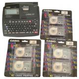 Casio Label Maker & 6 Refills