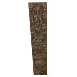 Antique Wood Carved Ornate Candle Holder